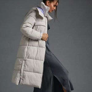 Anthropologie NVLT Colorblock Puffer Coat